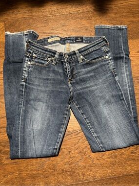 Ag Adriano Goldschmied Medium Blue Skinny Jeans